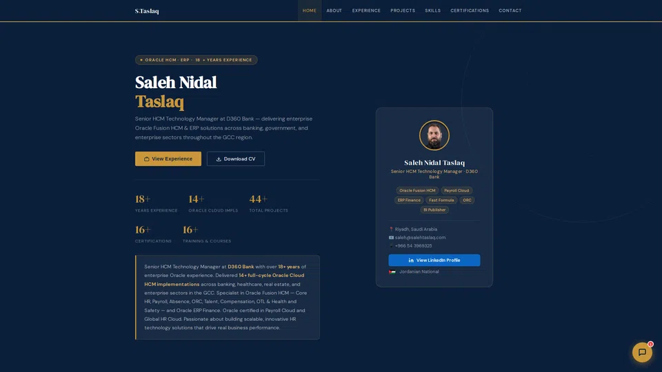 Homepage snapshot at launch