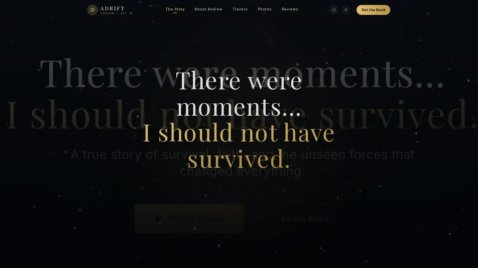 Homepage snapshot at launch