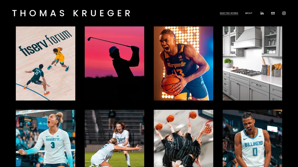 Homepage snapshot at launch