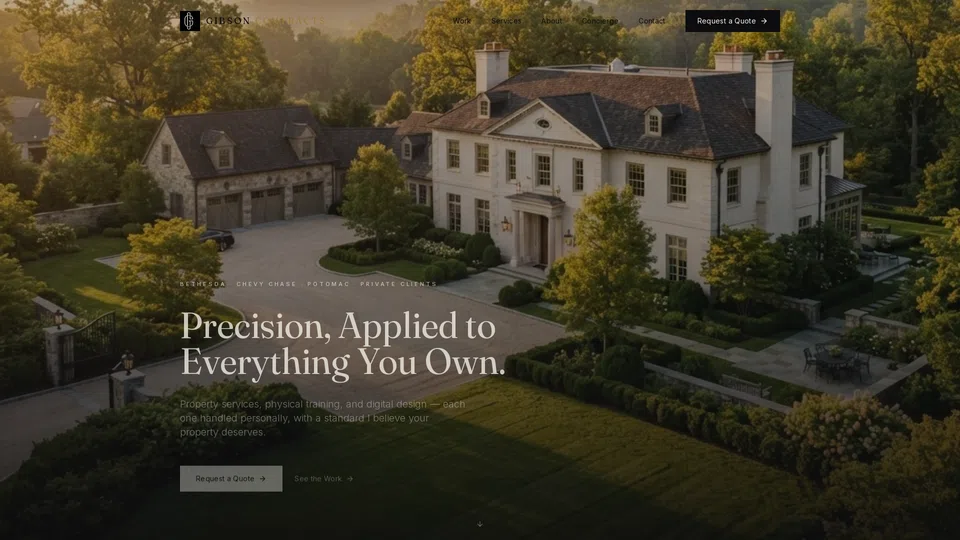 Homepage snapshot at launch