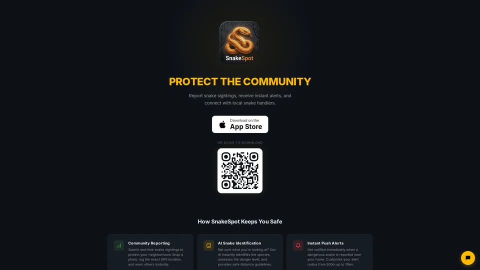Homepage snapshot at launch
