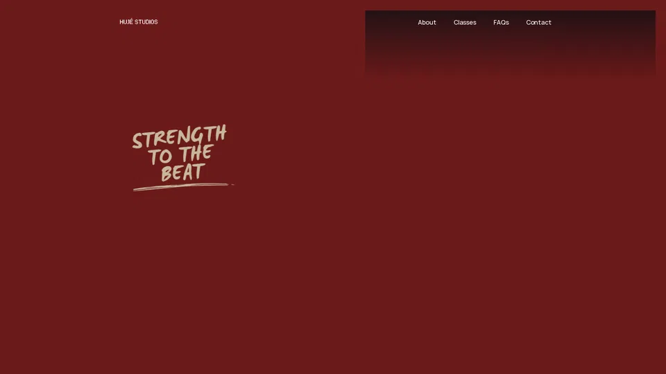 Homepage snapshot at launch