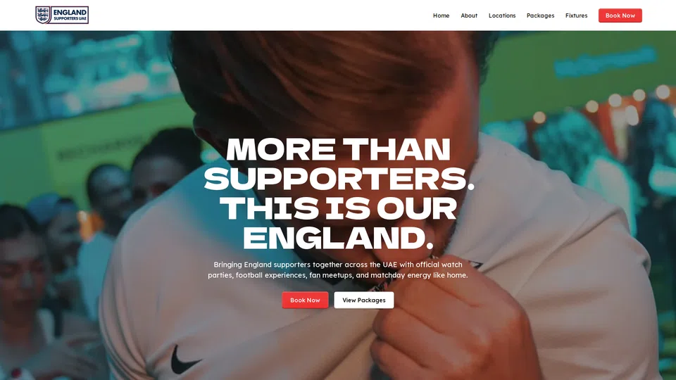 Homepage snapshot at launch
