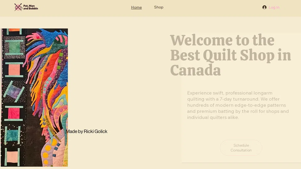 Homepage snapshot at launch