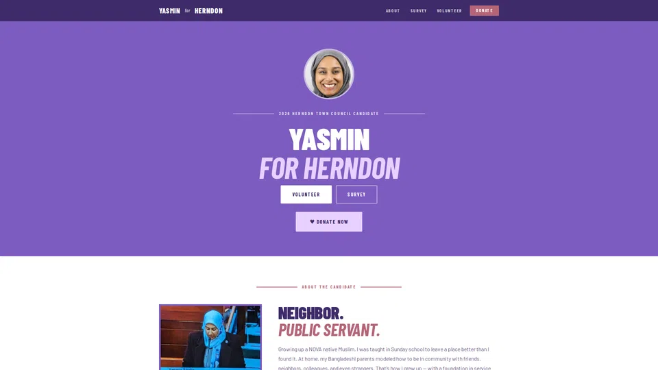 Homepage snapshot at launch