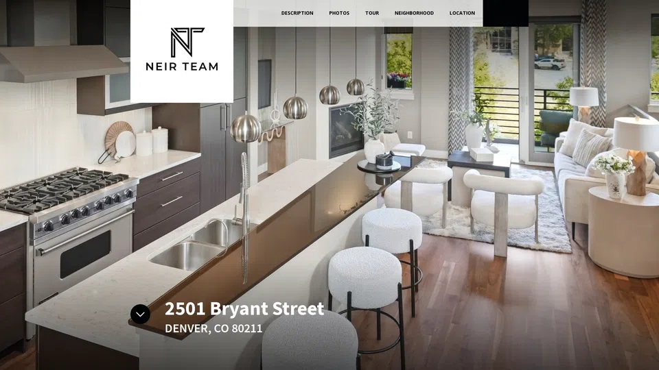 Homepage snapshot at launch