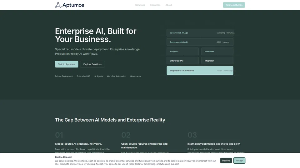 Homepage snapshot at launch