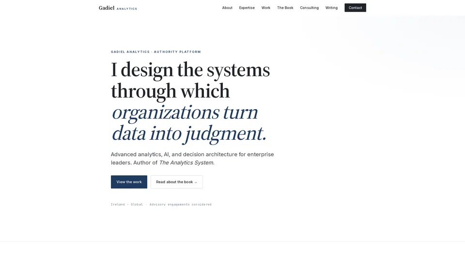 Homepage snapshot at launch