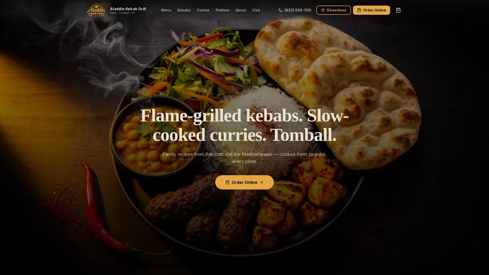 Homepage snapshot at launch
