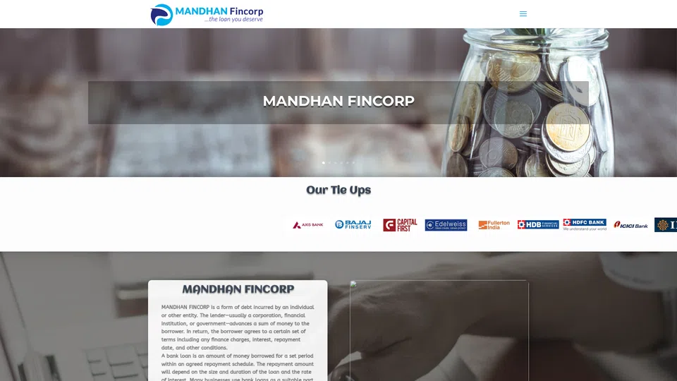 Homepage snapshot at launch