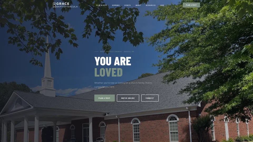 Homepage snapshot at launch