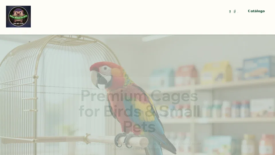 Homepage snapshot at launch