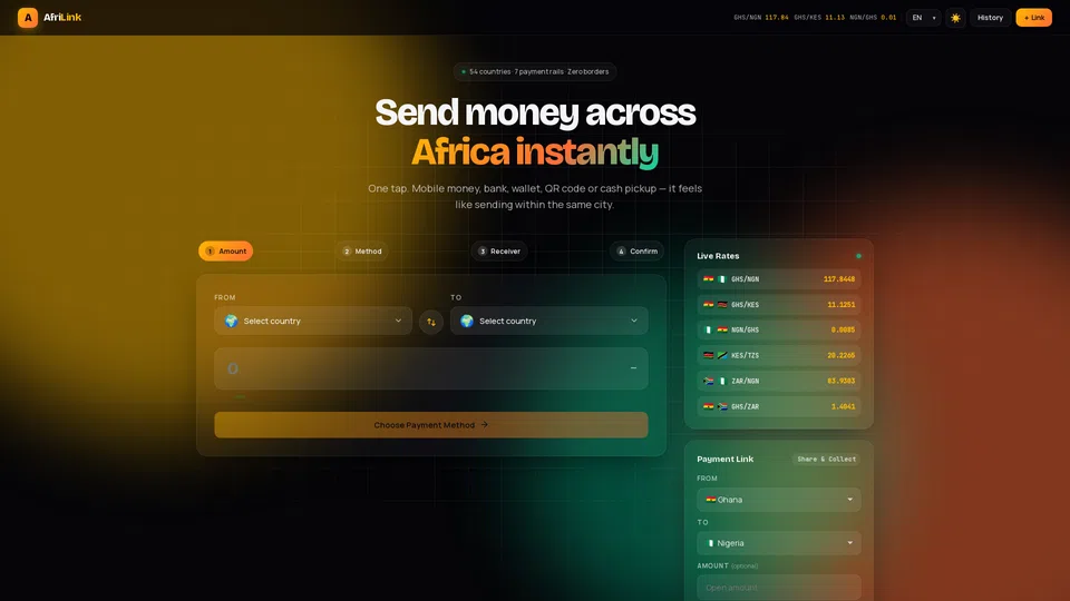 Homepage snapshot at launch