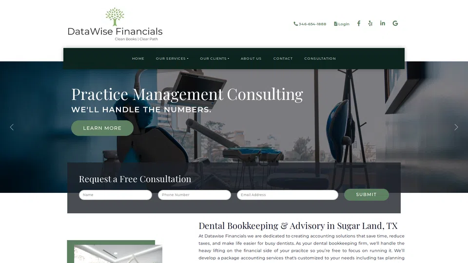 Homepage snapshot at launch