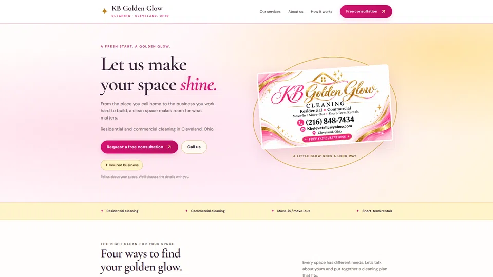 Homepage snapshot at launch