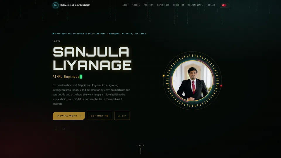 Homepage snapshot at launch