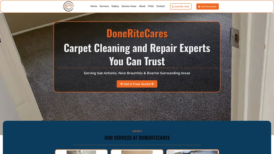 Homepage snapshot at launch