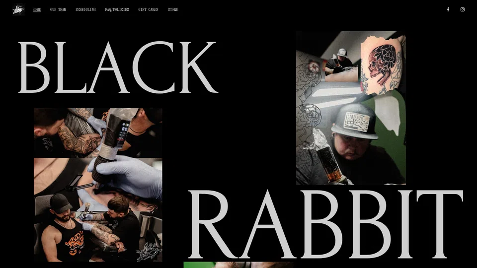 Homepage snapshot at launch