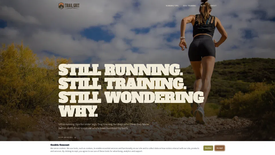 Homepage snapshot at launch