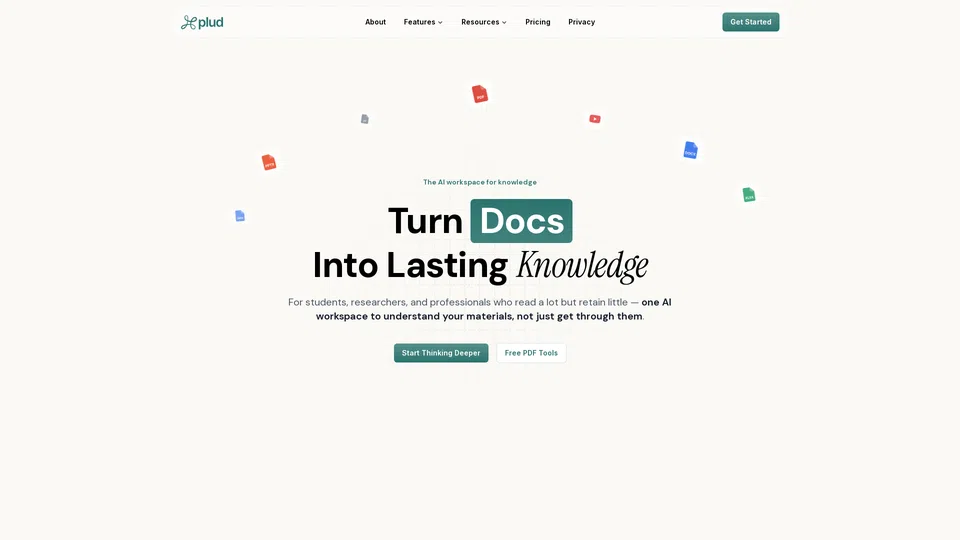 Homepage snapshot at launch