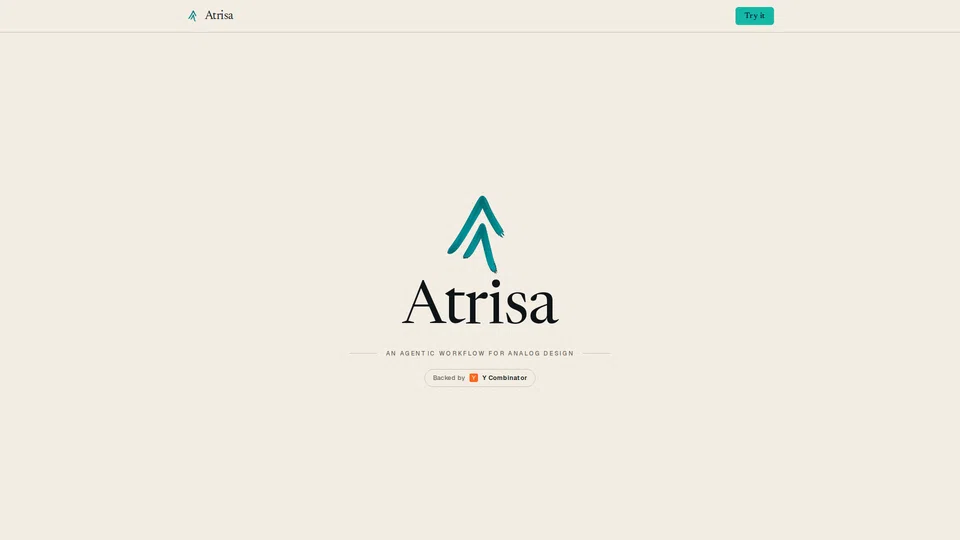 Homepage snapshot at launch