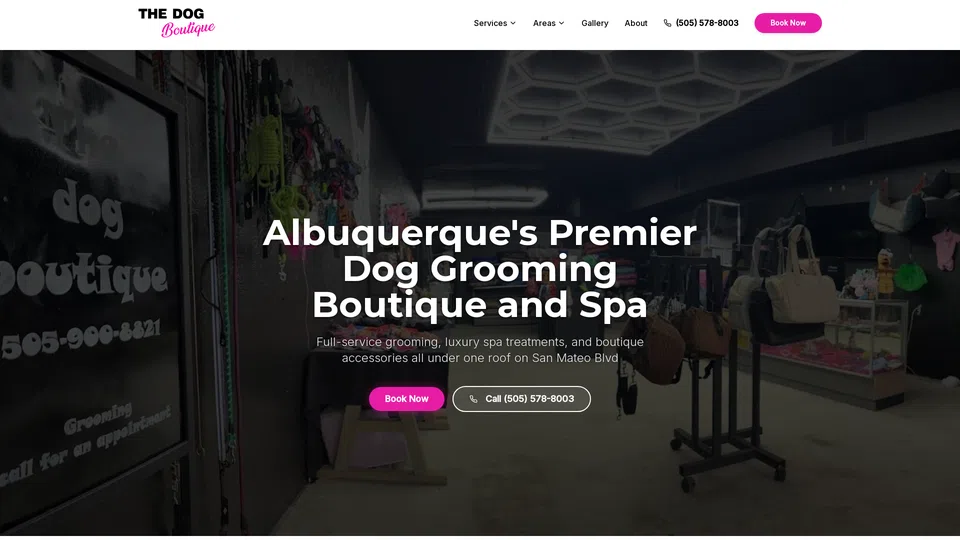 Homepage snapshot at launch