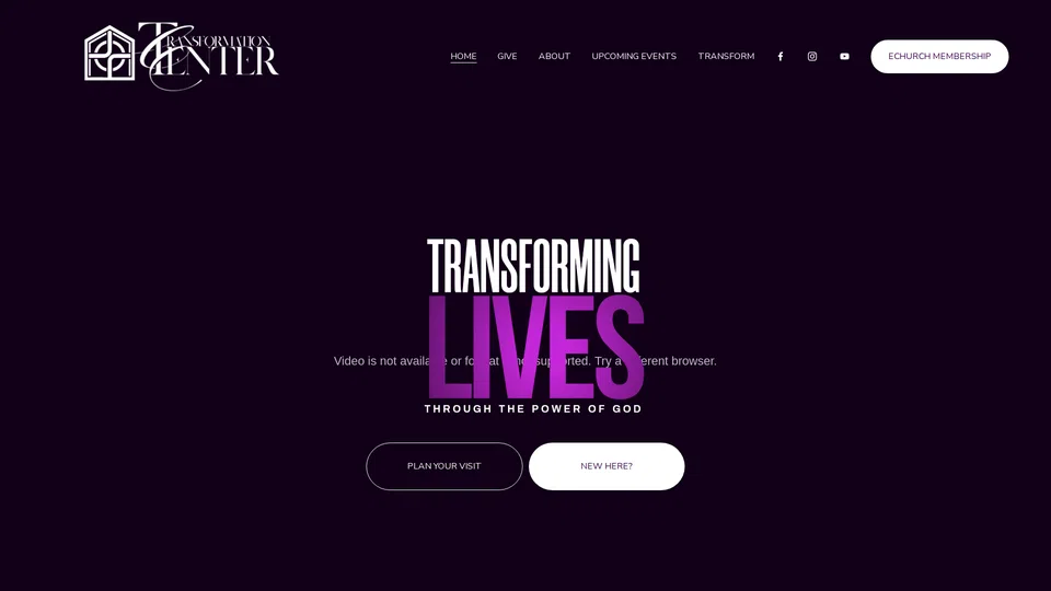 Homepage snapshot at launch