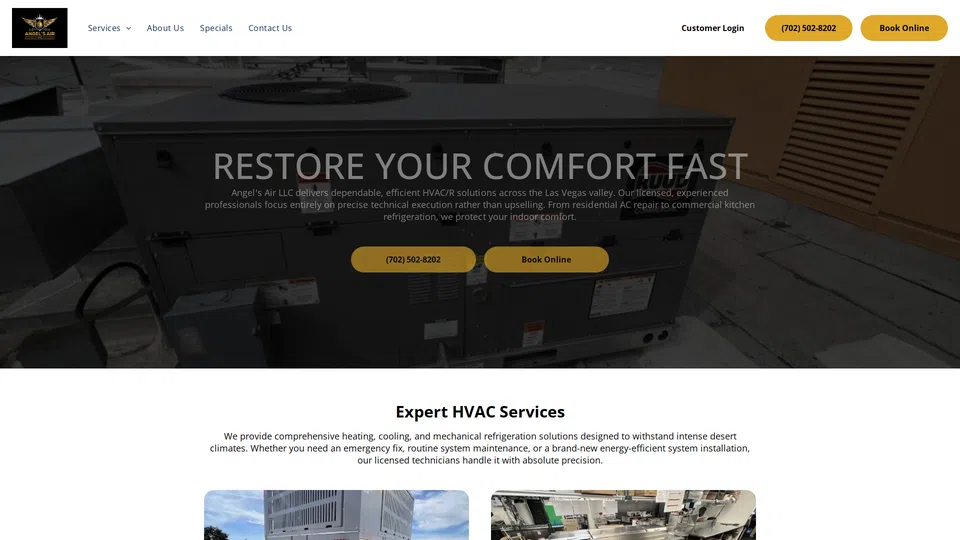 Homepage snapshot at launch