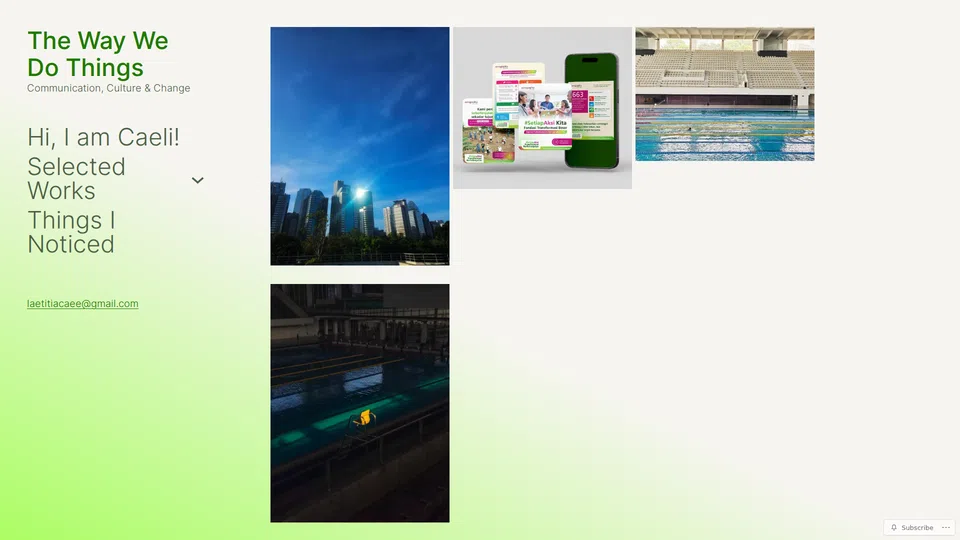 Homepage snapshot at launch