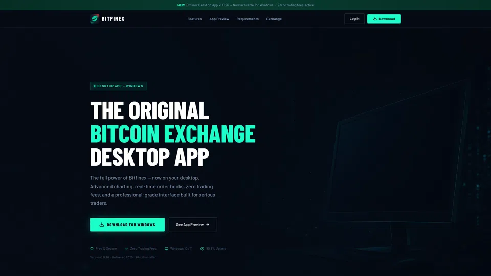 Homepage snapshot at launch