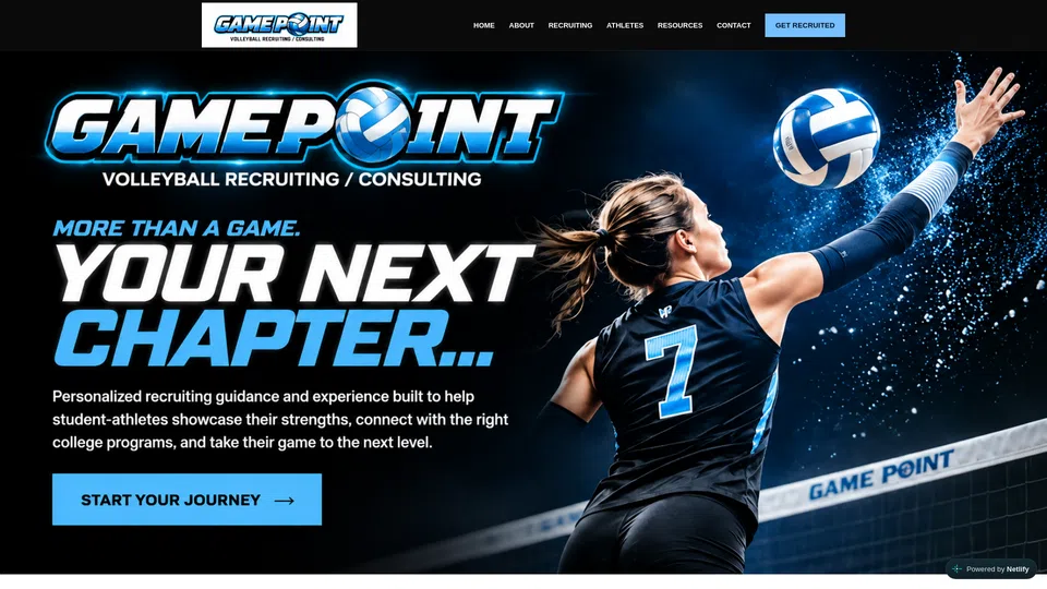 Homepage snapshot at launch