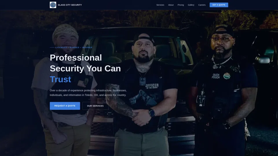 Homepage snapshot at launch