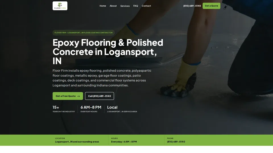 Homepage snapshot at launch