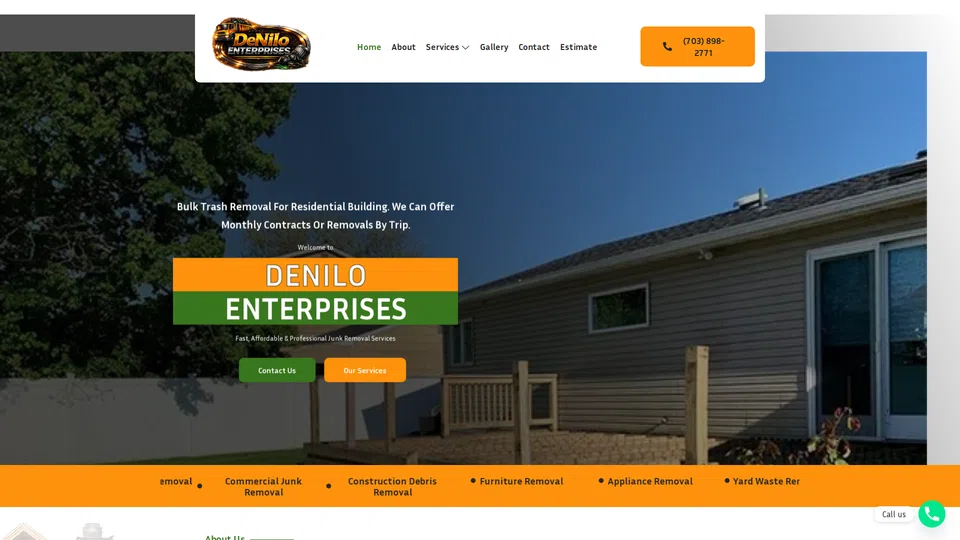 Homepage snapshot at launch