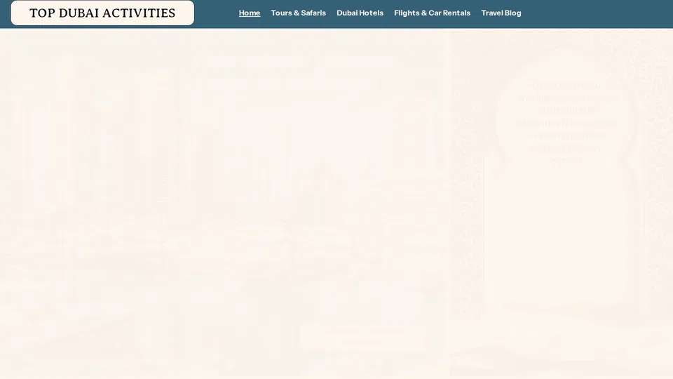 Homepage snapshot at launch