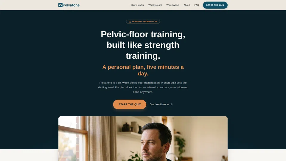 Homepage snapshot at launch