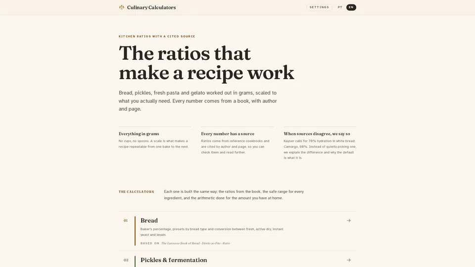 Homepage snapshot at launch