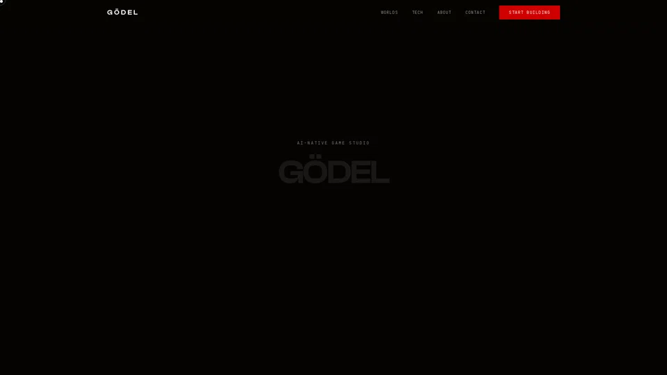 Homepage snapshot at launch