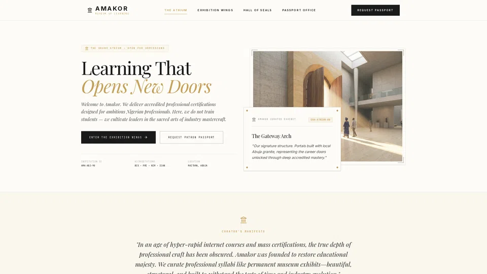 Homepage snapshot at launch