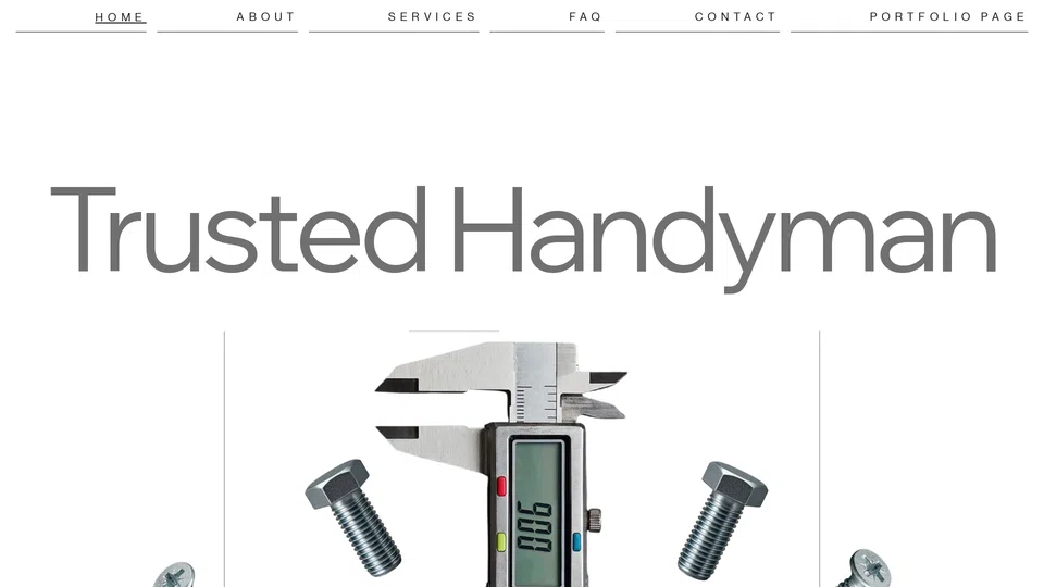 Homepage snapshot at launch