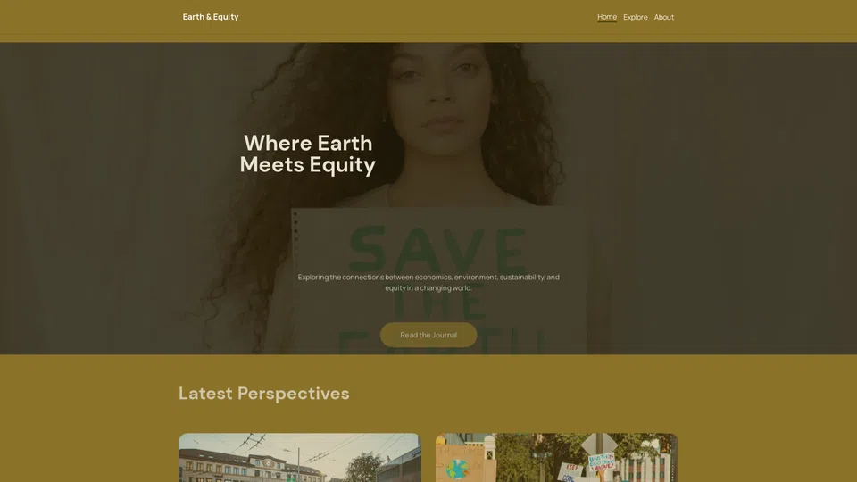 Homepage snapshot at launch