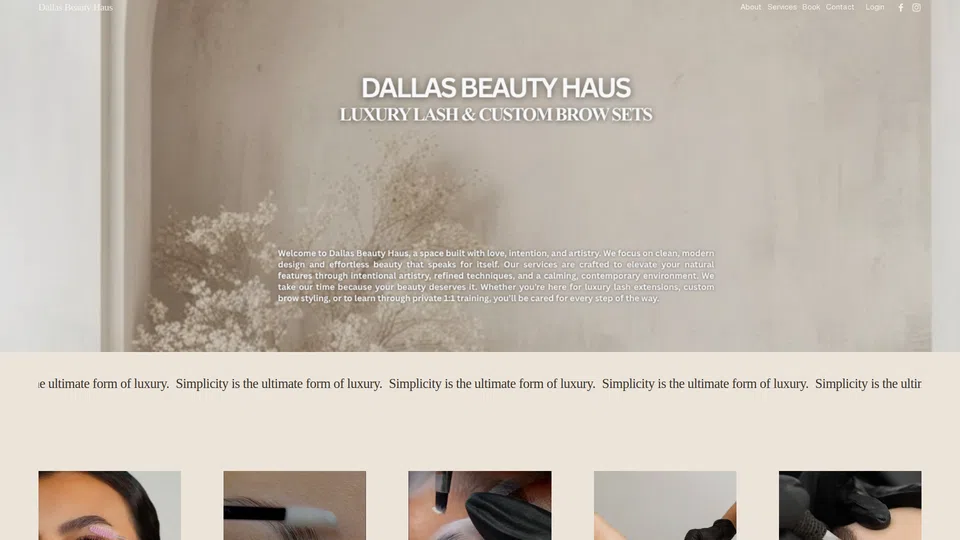 Homepage snapshot at launch