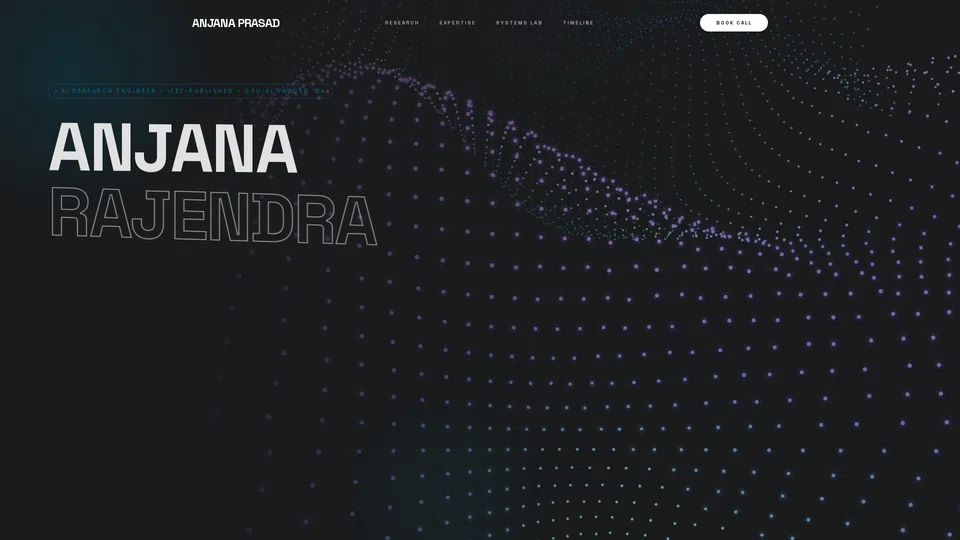 Homepage snapshot at launch