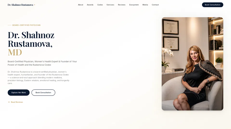 Homepage snapshot at launch
