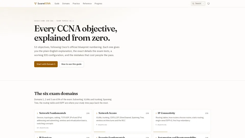 Homepage snapshot at launch