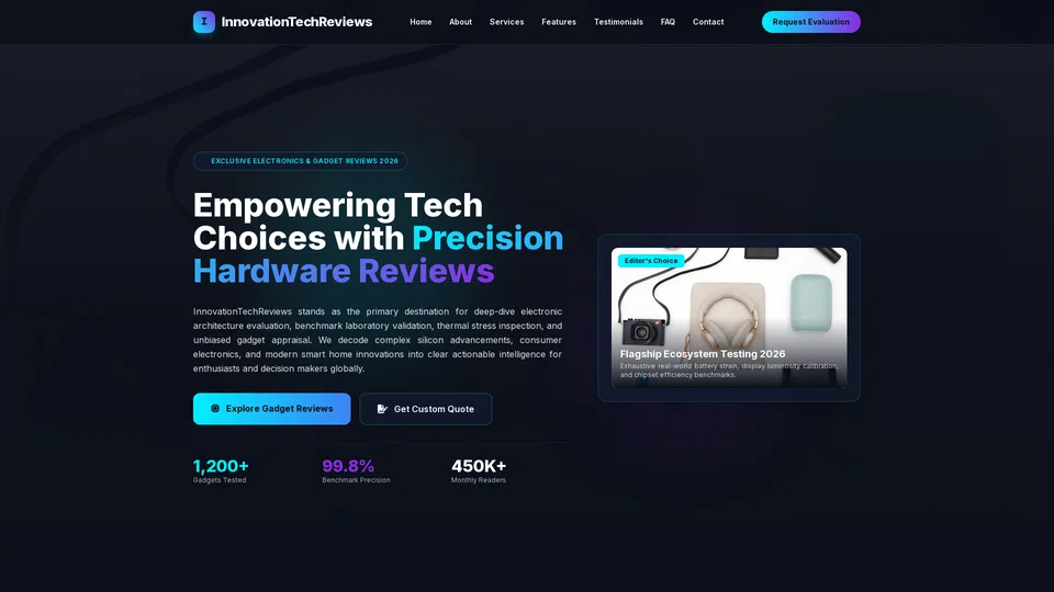 Homepage snapshot at launch