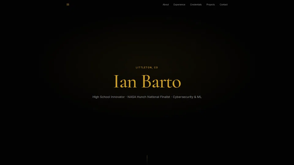 Homepage snapshot at launch