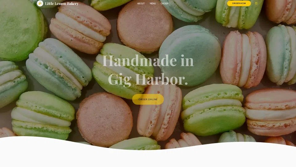 Homepage snapshot at launch