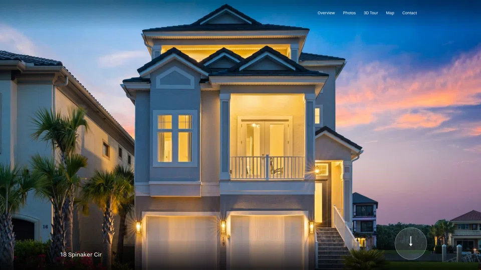 Homepage snapshot at launch