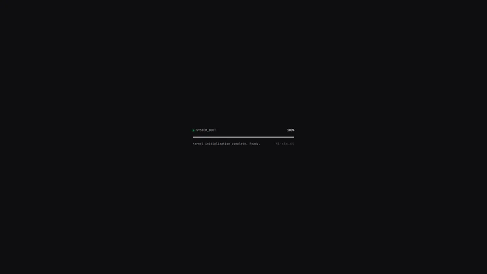 Homepage snapshot at launch